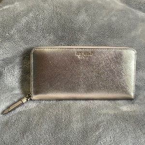 Kate Spade large Saffiano leather continental wallet
